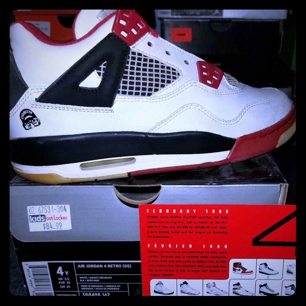 Retro Jordan #4 Limited edition: Brooklyn